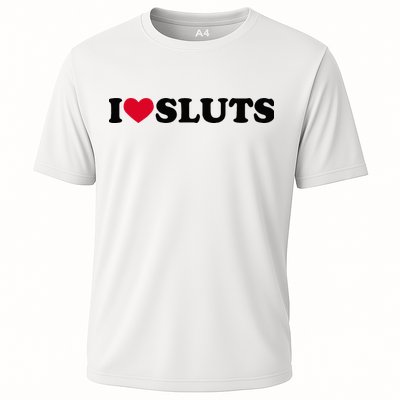 I Love Sluts I Heart Sluts Baby Performance Shirt