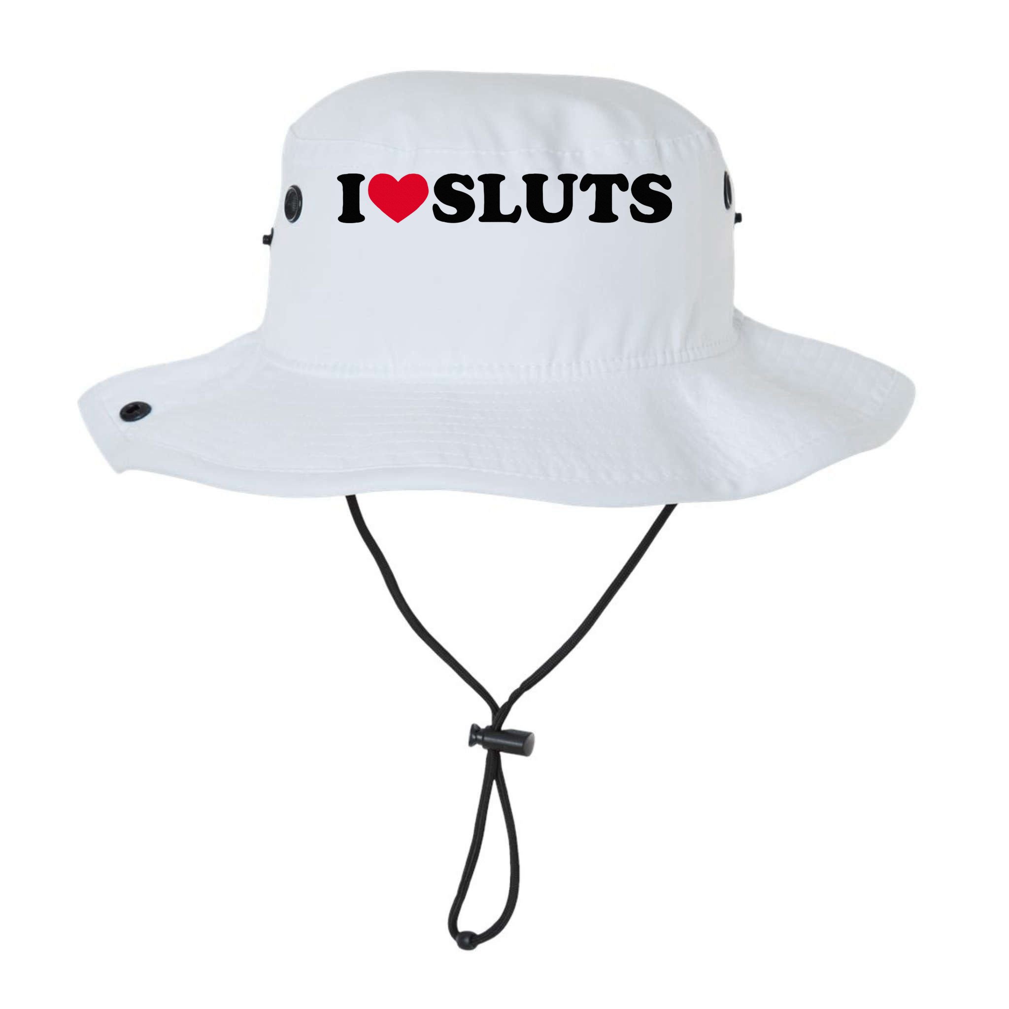 I Love Sluts I Heart Sluts Baby Bucket Hat