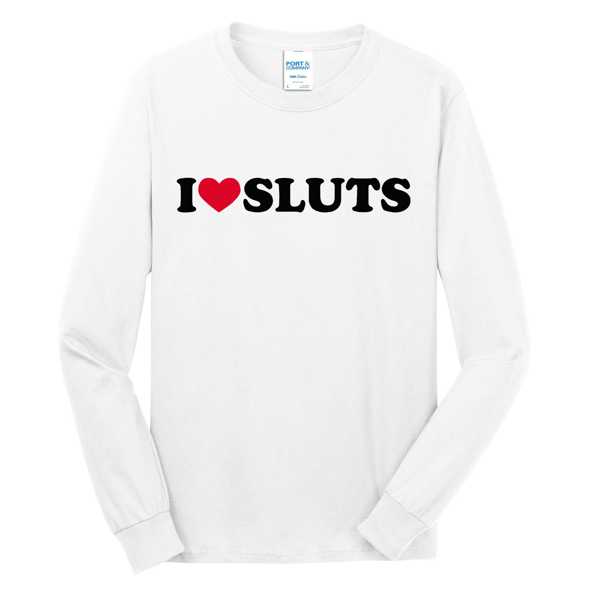 I Love Sluts I Heart Sluts Baby Tall Long Sleeve T-Shirt
