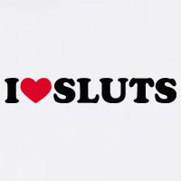 I Love Sluts I Heart Sluts Baby Womens Tank Top