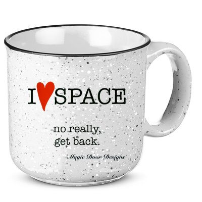 I Love Space Magic Door Designs 15oz Campfire Ceramic Mug