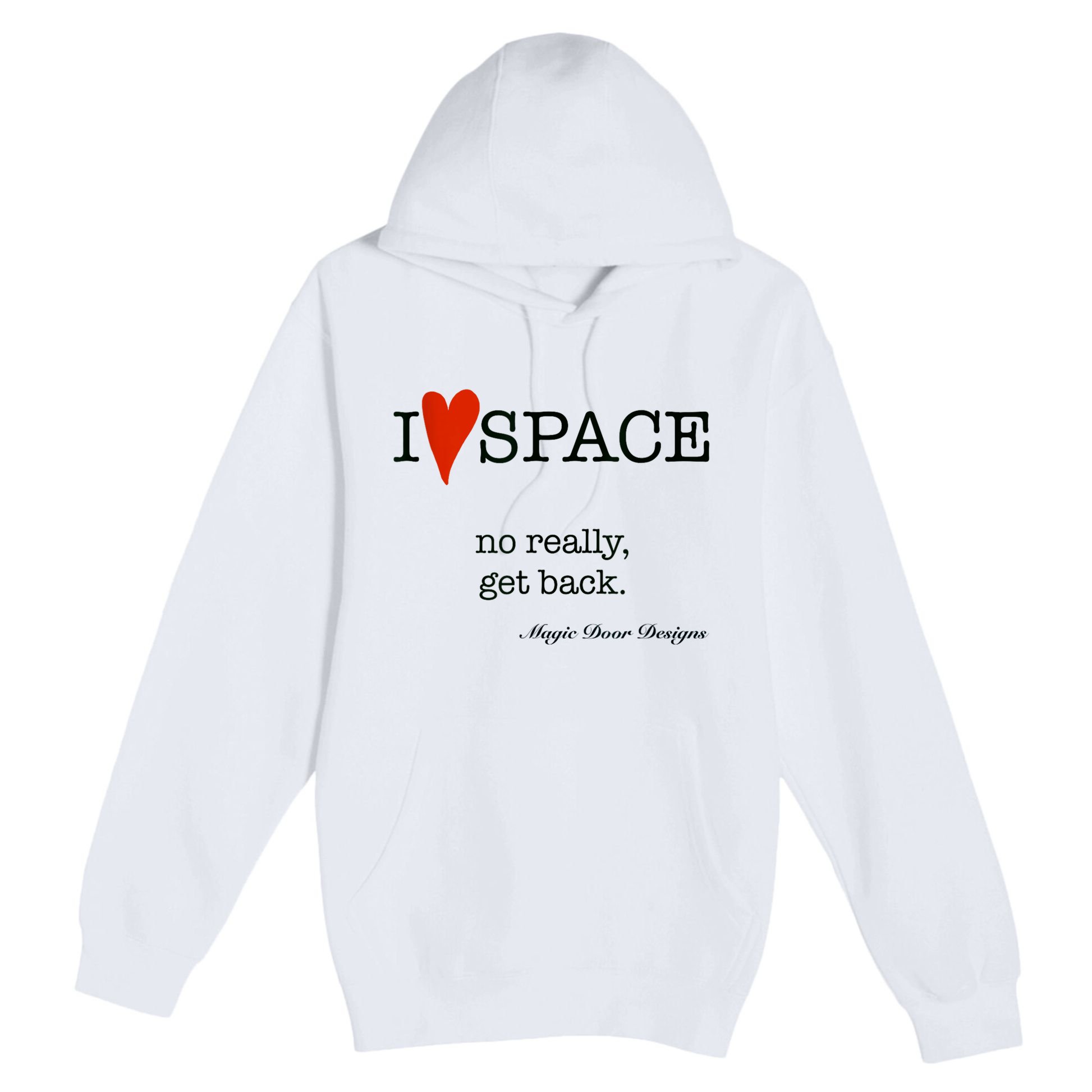 I Love Space Magic Door Designs Premium Pullover Hoodie
