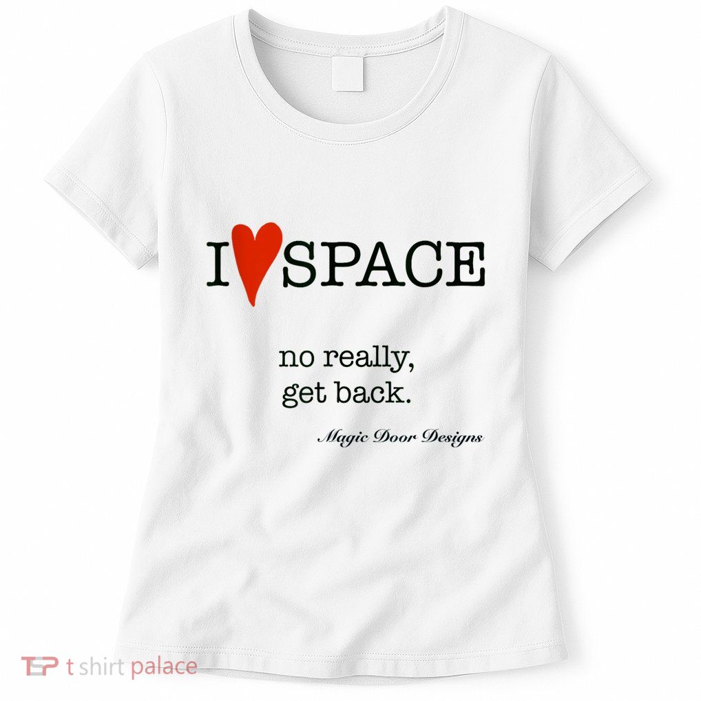 I Love Space Magic Door Designs Womens T-Shirt