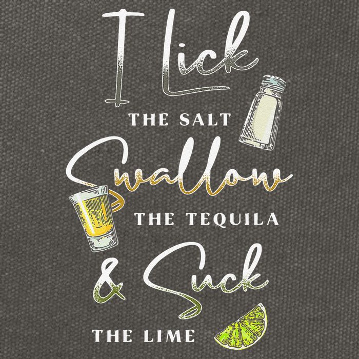 I Lick Salt Swallow Tequila Suck Lime Cinco De Mayo Mexico Cotton Canvas Backpack