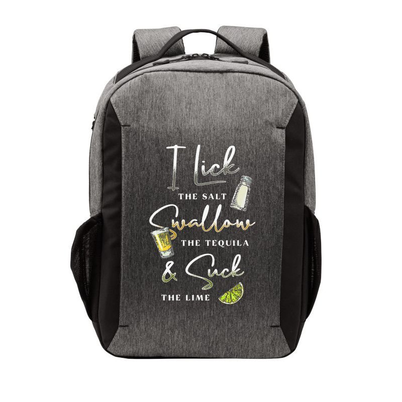 I Lick Salt Swallow Tequila Suck Lime Cinco De Mayo Mexico Vector Backpack