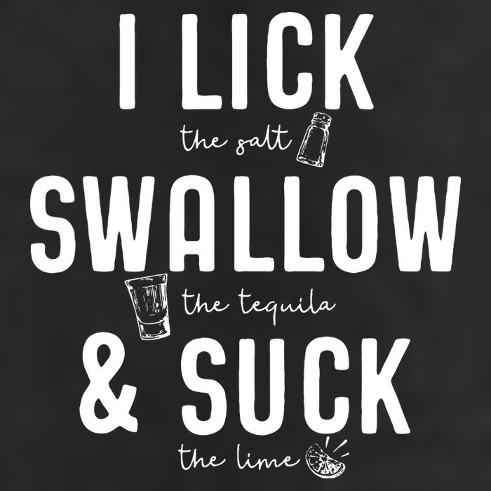 I LICK SWALLOW & SUCK Meme Cinco De Mayo Fun TEQUILA 25L Jumbo Tote