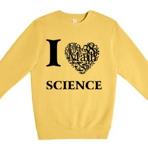 I Love Science Premium Crewneck Sweatshirt