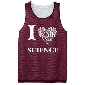 I Love Science Mesh Reversible Basketball Jersey Tank