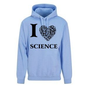 I Love Science Unisex Surf Hoodie