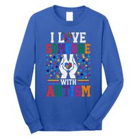 I Love Someone With Autism Autistic Support Meaningful Gift Long Sleeve Shirt