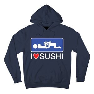 I Love Sushi Adult Hoodie