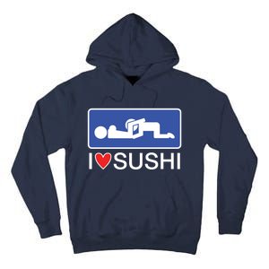 I Love Sushi Adult Tall Hoodie