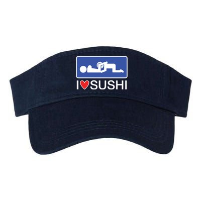 I Love Sushi Adult Valucap Bio-Washed Visor