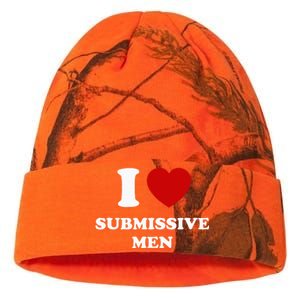 I Love Submissive Men Kati Licensed 12" Camo Beanie