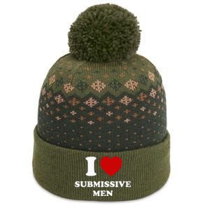 I Love Submissive Men The Baniff Cuffed Pom Beanie