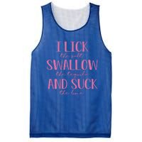 I Lick Salt Swallow Tequila Suck Lime Cinco De Mayo Mexico Funny Gift Mesh Reversible Basketball Jersey Tank