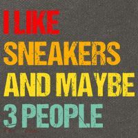 I Like Sneakers And Maybe 3 People Cotton Canvas Backpack