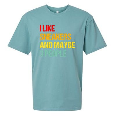 I Like Sneakers And Maybe 3 People Sueded Cloud Jersey T-Shirt