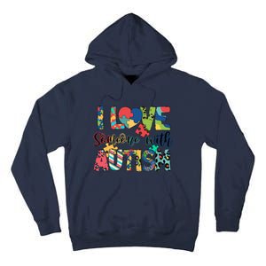 I Love Someone With Autism Tall Hoodie