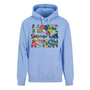 I Love Someone With Autism Unisex Surf Hoodie