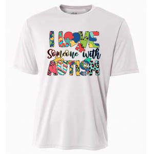 I Love Someone With Autism Cooling Performance Crew T-Shirt