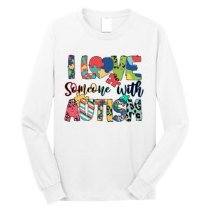 I Love Someone With Autism Long Sleeve Shirt