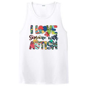 I Love Someone With Autism PosiCharge Competitor Tank