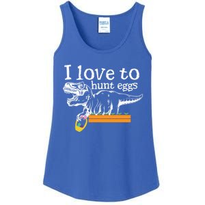 I Love To Hunt Eggs Dinosaur Gift And Meaningful Gift Ladies Essential Tank