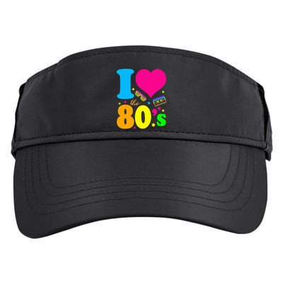 I Love The 80s 90s Costume Funny Party Adult Drive Performance Visor
