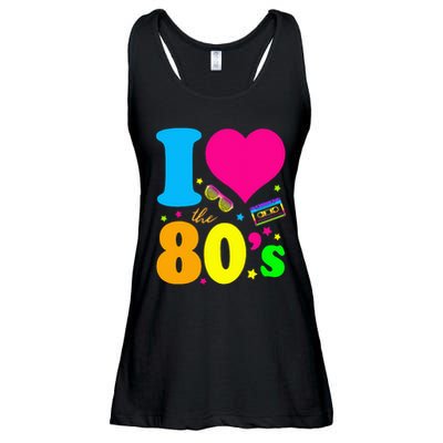 I Love The 80s 90s Costume Funny Party Ladies Essential Flowy Tank
