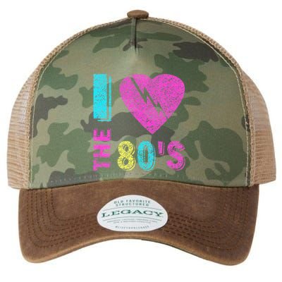 I Love The 80s 90s Costume Funny Party Legacy Tie Dye Trucker Hat