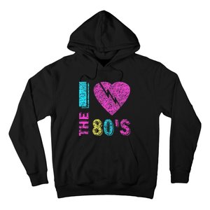 I Love The 80s 90s Costume Funny Party Hoodie