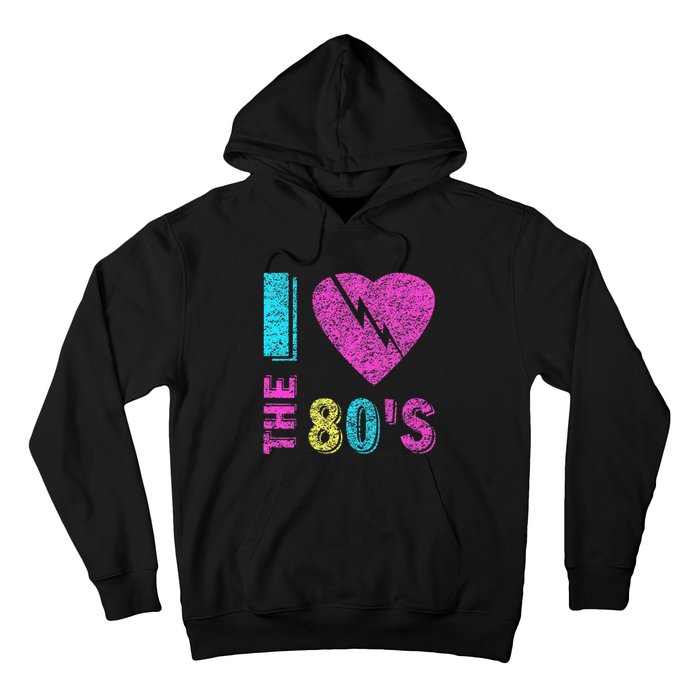 I Love The 80s 90s Costume Funny Party Hoodie