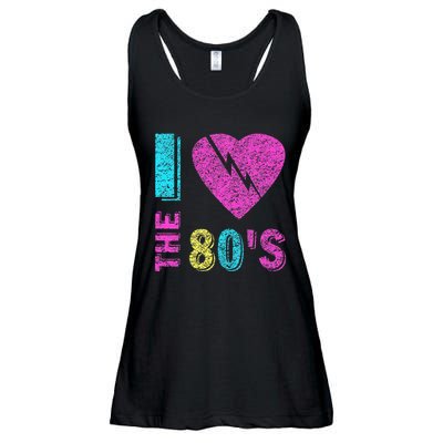 I Love The 80s 90s Costume Funny Party Ladies Essential Flowy Tank