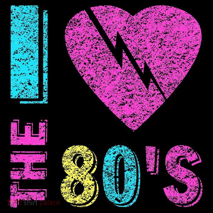 I Love The 80s 90s Costume Funny Party Premium T-Shirt