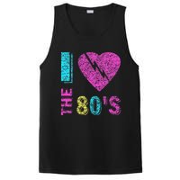 I Love The 80s 90s Costume Funny Party PosiCharge Competitor Tank