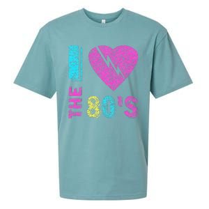 I Love The 80s 90s Costume Funny Party Sueded Cloud Jersey T-Shirt