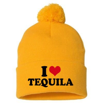 I Love Tequila Pom Pom 12in Knit Beanie