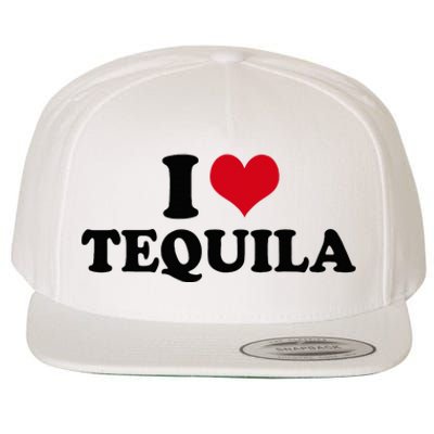 I Love Tequila Wool Snapback Cap