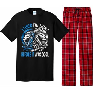 I Liked The Lions Before It Was Cool For Mom Dad Pajama Set