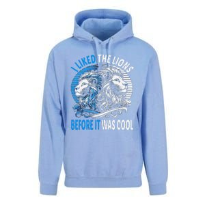 I Liked The Lions Before It Was Cool For Mom Dad Unisex Surf Hoodie