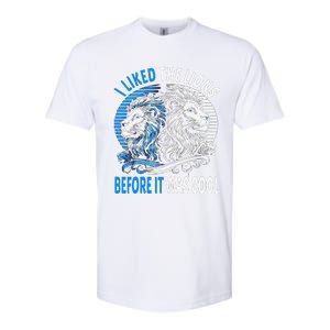 I Liked The Lions Before It Was Cool For Mom Dad Softstyle CVC T-Shirt