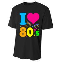 I Love The 80S 80s 90s Costume Party Performance Sprint T-Shirt