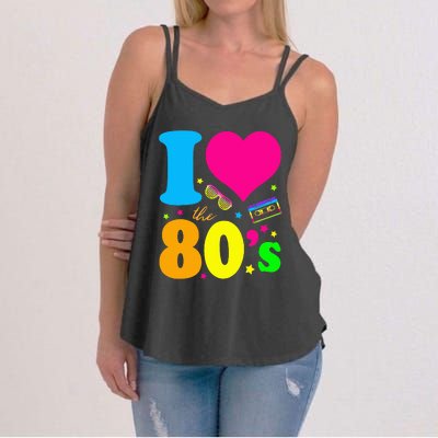 I Love The 80S 80s 90s Costume Party Women's Strappy Tank