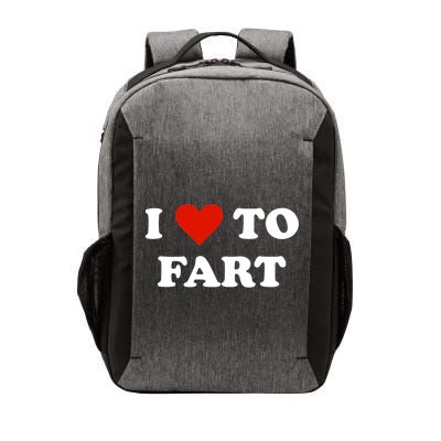 I Love To Fart Heart Vector Backpack