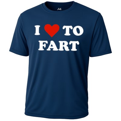 I Love To Fart Heart Performance Shirt