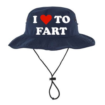 I Love To Fart Heart Bucket Hat