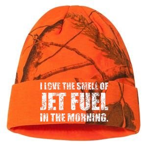 I Love The Smell Of Jet Fuel In The Morning Aviation Humor Kati Licensed 12" Camo Beanie