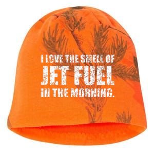 I Love The Smell Of Jet Fuel In The Morning Aviation Humor Kati - Camo Knit Beanie