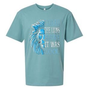 I Liked The Lions Before It Was Cool For Mom Dad Sueded Cloud Jersey T-Shirt